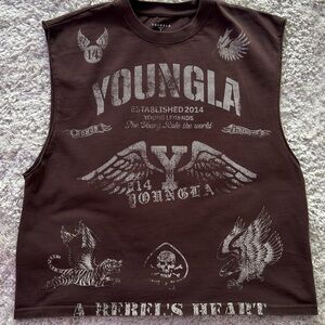 Youngla 3041 Brown Cut Off